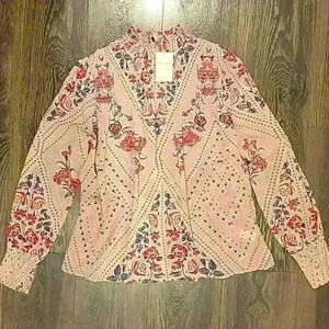 NWT Living Doll LA Floral Top XL